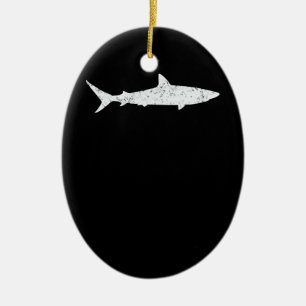 Cute Shark Lover Gifts - Funny Shark Gifts Keramisch Ornament