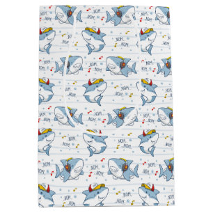 Cute Shark Medium Cadeauzakje