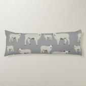 Cute Sheep and Lamb Boerderij Animal Pattern Lichaamskussen (Voorkant)