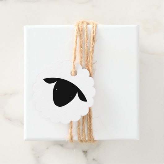 Cute Sheep Bedankjes Labels (In situ)