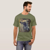 Cute Sheep Boerderij Animal T-shirt (Voorkant volledig)