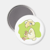Cute Sheep Magneet (Voorkant / Achterkant)