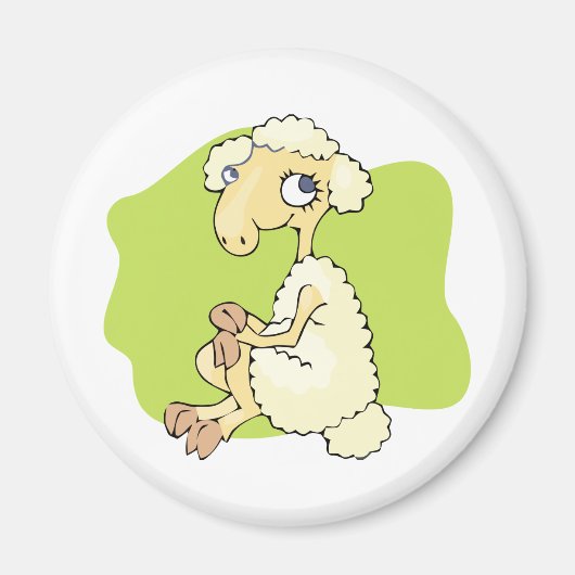 Cute Sheep Magneet (Voorkant)