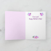 Cute Sheep Moederdag Feestdagen Kaart (Binnen)