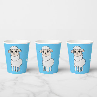 Cute Sheep Papieren Bekers