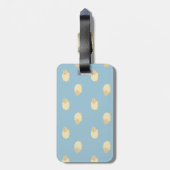 Cute Sheep Pattern Bagagelabel (Achterkant verticaal)