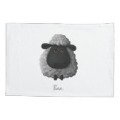 Cute Sheep Pillow Hoesje Kussensloop (Achterkant)