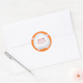 Cute Sheep Ronde Sticker (Envelop)