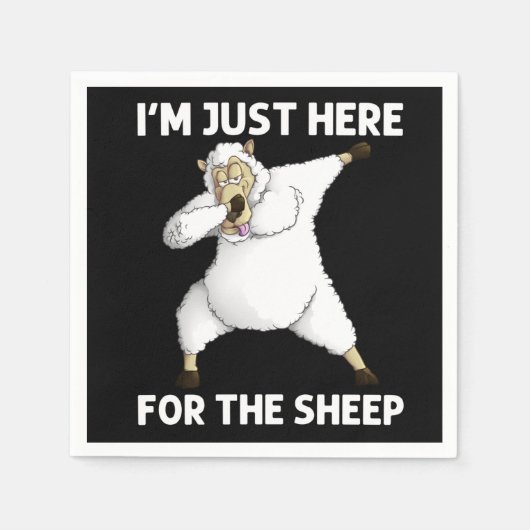 Cute Sheep Servet (Voorkant)