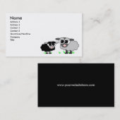 Cute Sheep Visitekaartje (Voorkant / Achterkant)