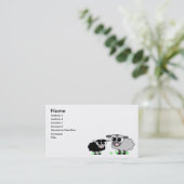 Cute Sheep Visitekaartje (Staand voorkant)