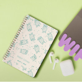 Cute Sheep – Whimsical Seamless Pattern Notitieboek