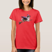 Cute Sheltie Heks T-shirt (Voorkant)