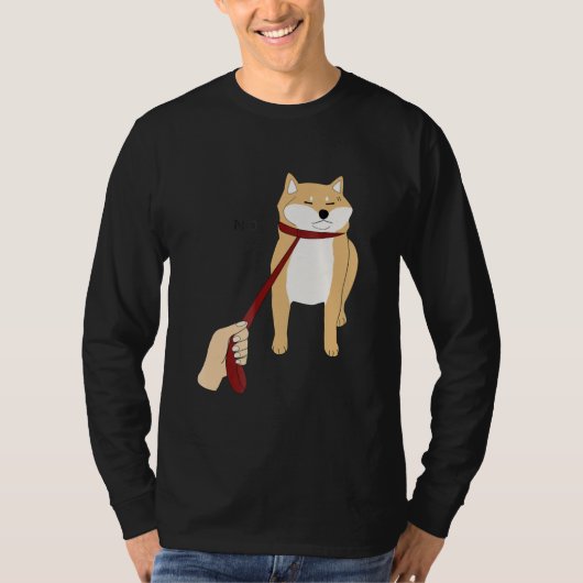 Cute shiba inu | Grappig ontwerp van de nope hond T-shirt (Voorkant)