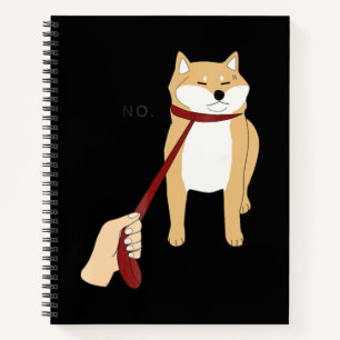 Cute Shiba Inu Nope - Doge Meme Notitieboek