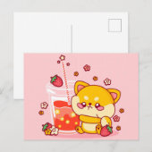 Cute Shiba Inu Pup Briefkaart (Voorkant / Achterkant)