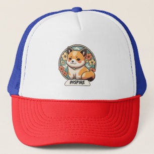 Cute Shiba Inu Pup Trucker Pet