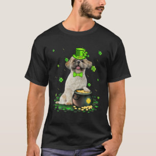 Cute Shih Tzu Hondenliefhebber St Patricks Day Sha T-shirt