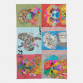 Cute Shih Tzu Lover Assortiment Serviette de cuisi (Vertical)