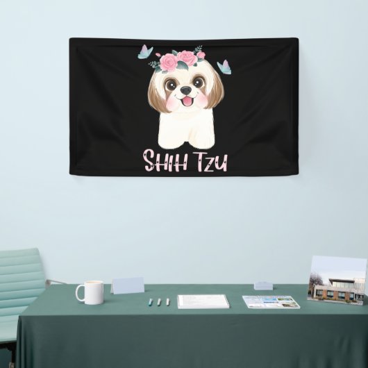 Cute Shih Tzu Shitzu Mam Spandoek (Beurs)