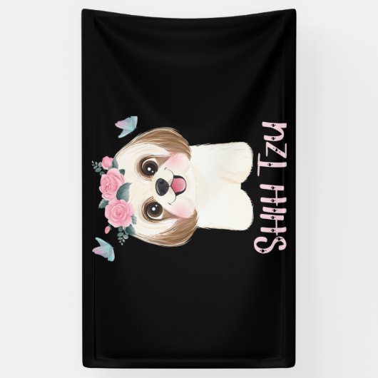 Cute Shih Tzu Shitzu Mam Spandoek (Verticaal)