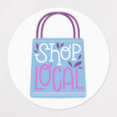 Cute Shop Étiquette local (Design 1)