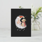 Cute Shorkie met kerstkerstHondenliefhebber voor k Kaart (Staand voorkant)