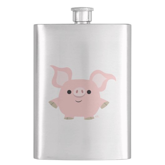 Cute Shorty Cartoon Pig classique Flacon (devant)