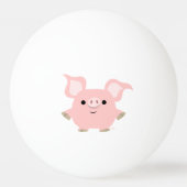 Cute Shorty Cartoon Pig Ping Pong Ball (Voorkant)