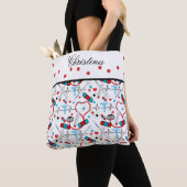 Cute Shots Nurse | Arts EKG Pattern Name Tote Bag (Dichtbij)