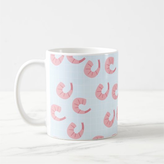 Cute Shrimp Coffee Mok (Links)