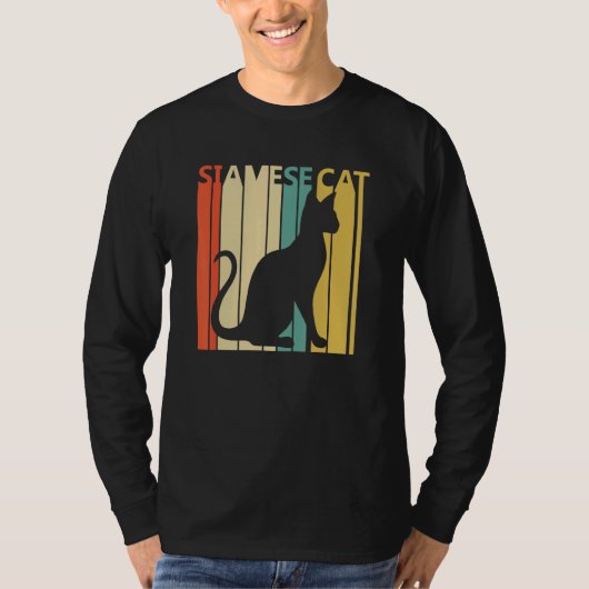 Cute Siamese Cat T-shirt (Voorkant)