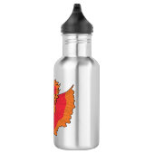 Cute Siamese vecht tegen cartoon Waterfles (Rechts)