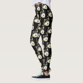 Cute Siberian Husky Leggings (Gauche)