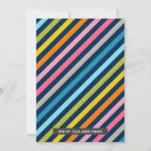 Cute Siblings Twin Birthday Party Invitation Kaart (Achterkant)