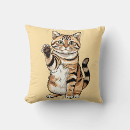 Cute simple design men cat lover kussen