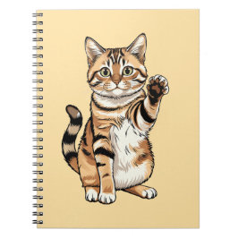 Cute simple design men cat lover notitieboek
