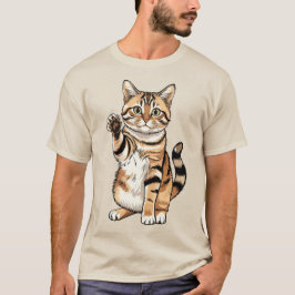 Cute simple design men cat lover t-shirt