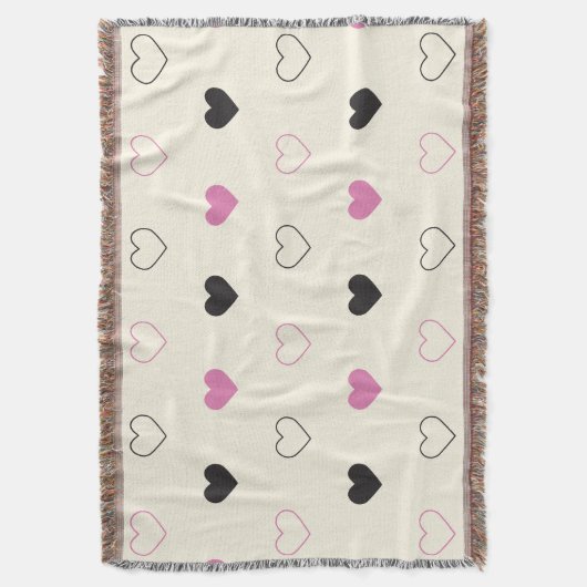 Cute Simple Heart Pattern Deken (Voorkant Verticaal)