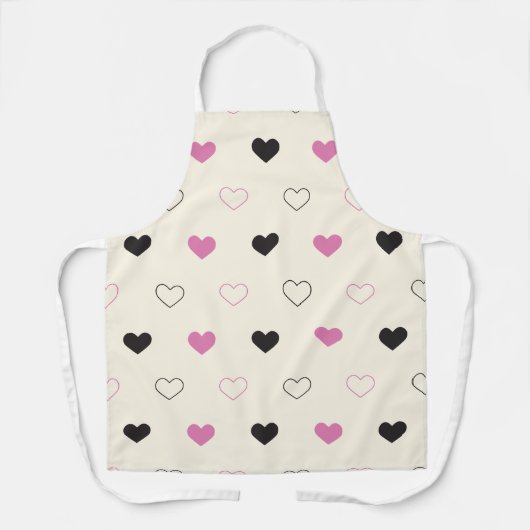 Cute Simple Heart Pattern Schort (Voorkant)