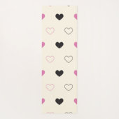 Cute Simple Heart Pattern Yogamat (Achterkant)