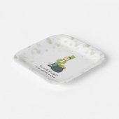 Cute Simple Leprechaun St. Patrick's Day Whimsical Papieren Bordje (Gebogen)