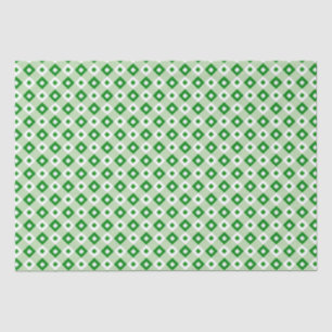 Cute Simple St Patrick's Lucky Clover Green Pset Tissuepapier