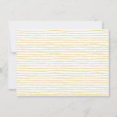 Cute Simple Typography in Roze Personalized Bedankkaart (Achterkant)