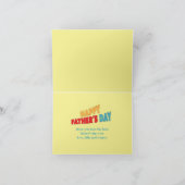 Cute Simple Vaderdag Dad Rock in Roll Guitar Kaart (Binnen)