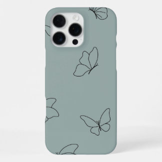 Cute & Simple Vlinderpatroon Hoesje iPhone 16 Pro Max Hoesje