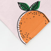 Cute Sinaasappels Fleece Blanket Deken (Hoek)