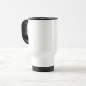 Cute Singe Personnalisé Voyage Coupe Mug (Devant gauche)