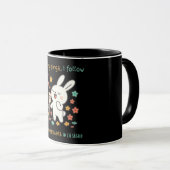 Cute Singing Bunny Spring Mug (Devant droit)