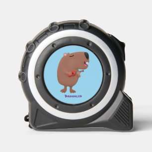 Cute singing capybara ukulele cartoon rolmaat